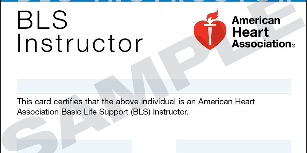 Basic Life Support & CFR Community Instructor Course